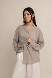 Ayla Wrap Collar Shirt