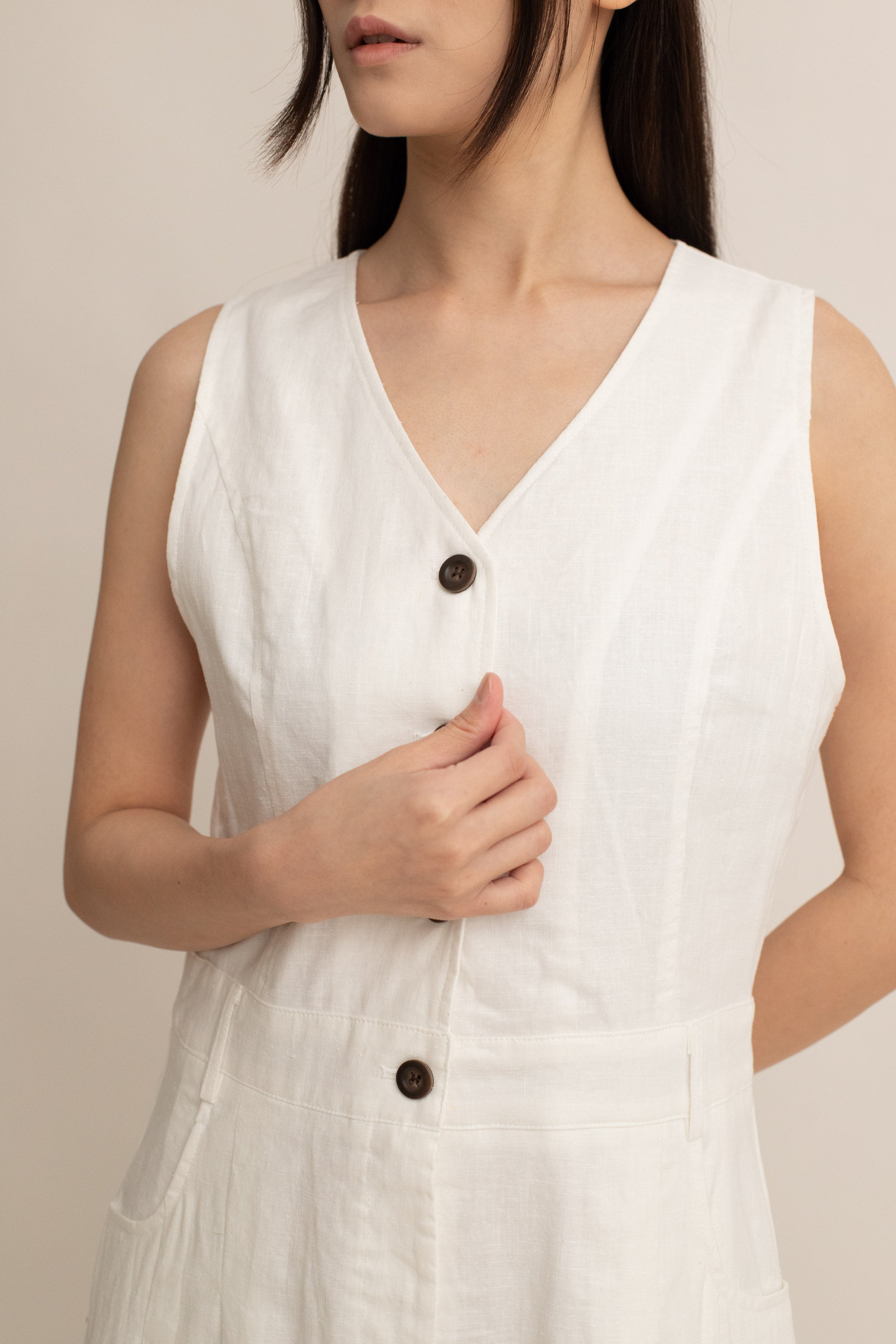 Bonnie Button Dress