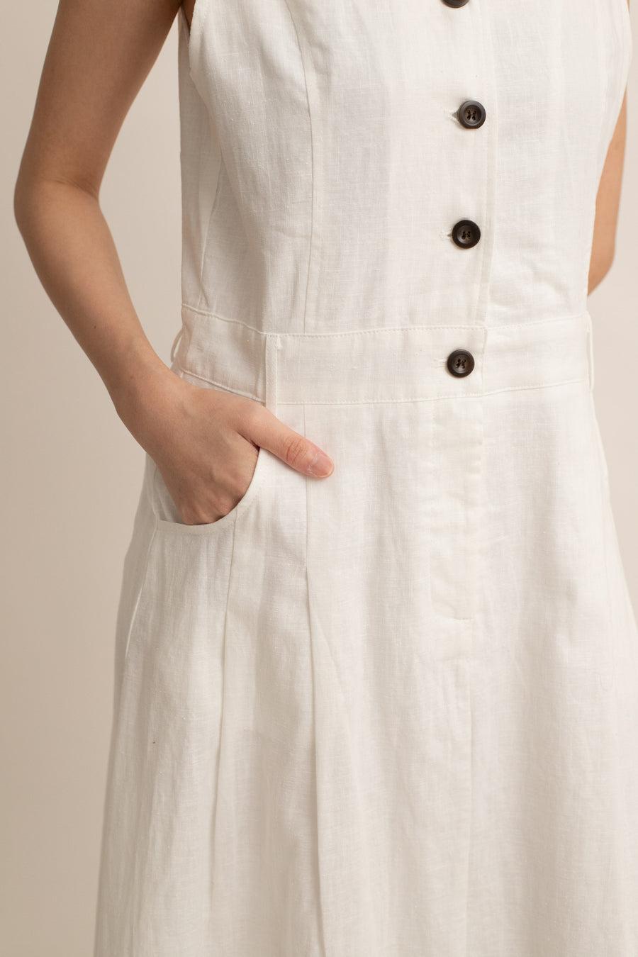 Bonnie Button Dress