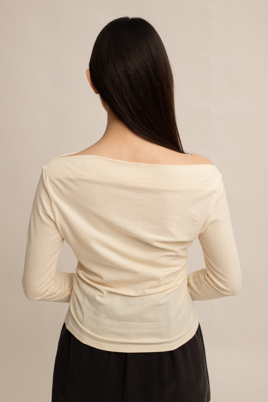Caelyn Ruched Long-sleeve Top
