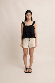 Cassia Ruffle Top