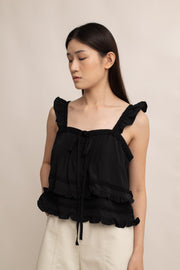 Cassia Ruffle Top