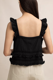 Cassia Ruffle Top