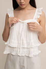 Cassia Ruffle Top
