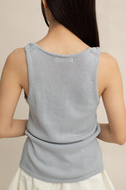 Chloe Twist-Strap Knit Top