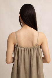 Clara Linen Maxi Dress