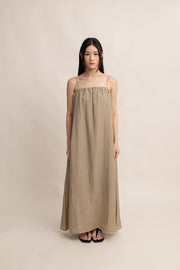 Clara Linen Maxi Dress