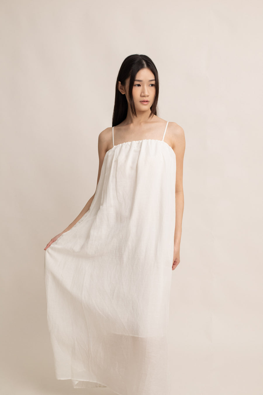 Clara Linen Maxi Dress