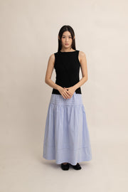Della Front Pleat Top