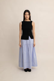 Della Front Pleat Top