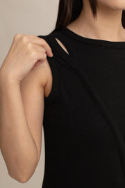 Della Front Pleat Top