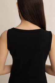 Della Front Pleat Top