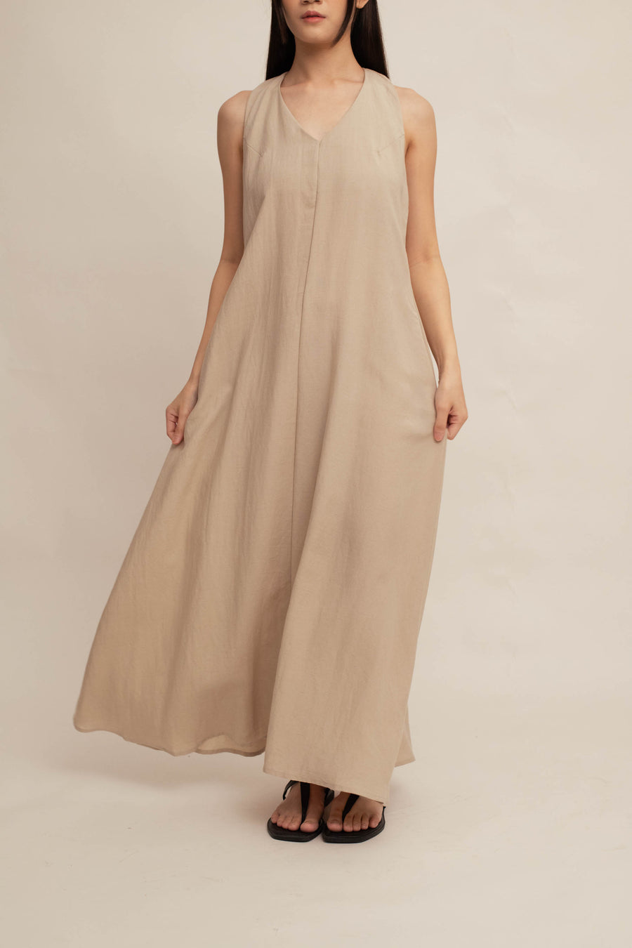 Dion Back-Fold Dress
