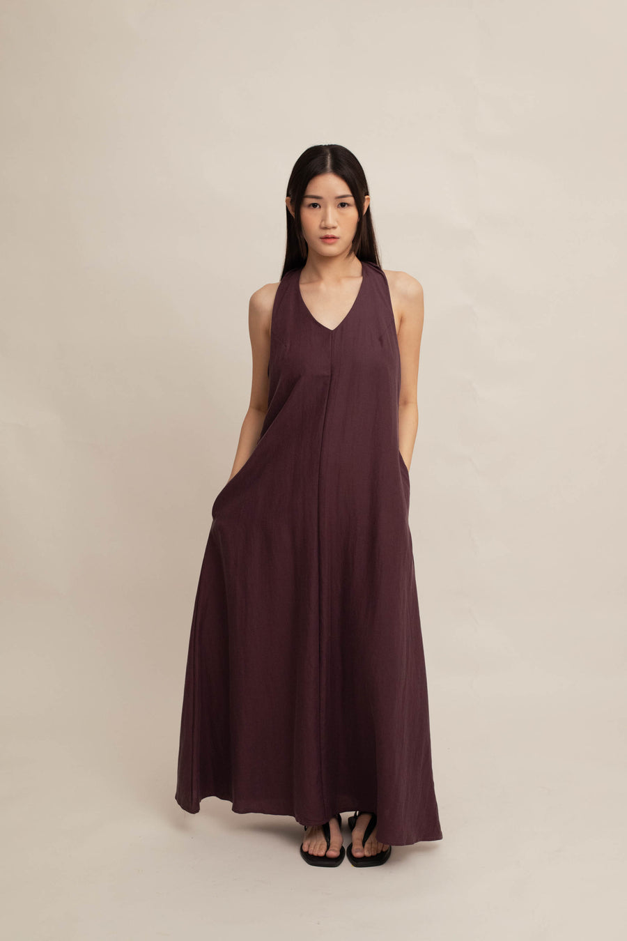 Dion Back-Fold Dress