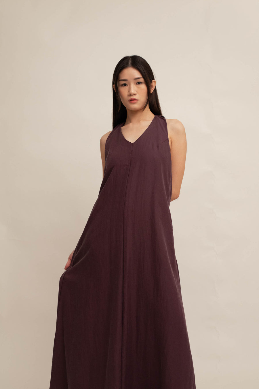 Dion Back-Fold Dress