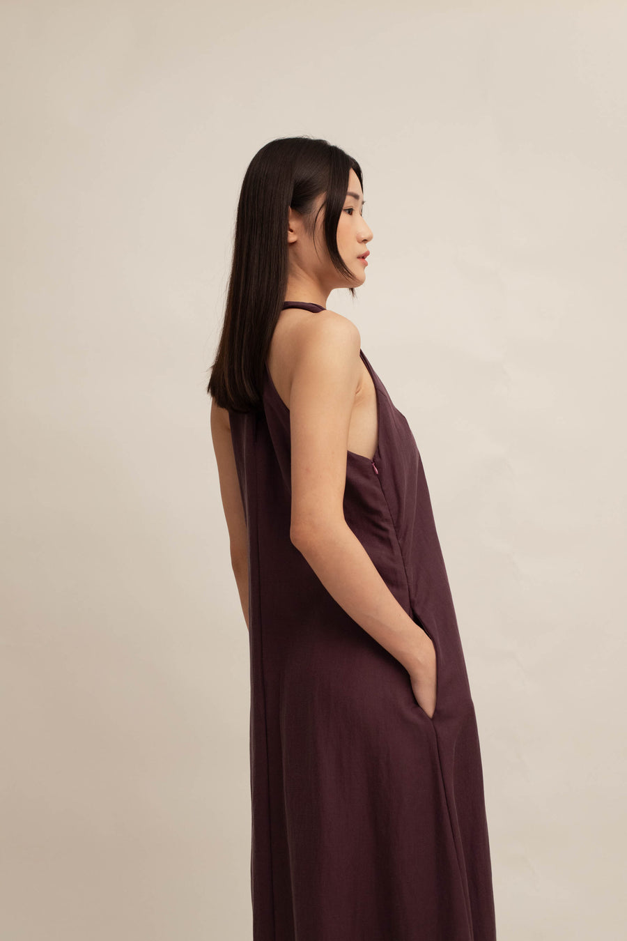 Dion Back-Fold Dress