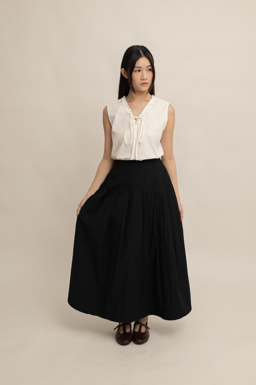 Eden Pleated Skirt