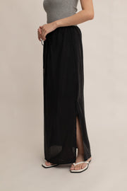 Elara Drawstring Midi Skirt