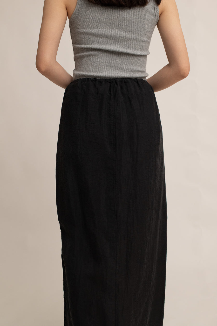 Elara Drawstring Midi Skirt