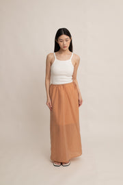 Elara Drawstring Midi Skirt