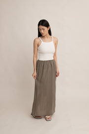 Elara Drawstring Midi Skirt