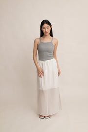Elara Drawstring Midi Skirt