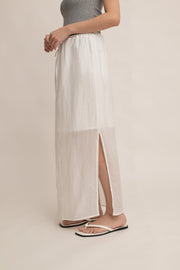 Elara Drawstring Midi Skirt