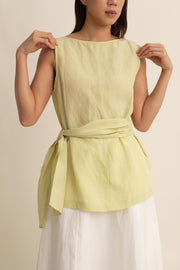 Elyra Tie-Waist Top