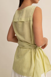 Elyra Tie-Waist Top