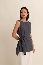 Elyra Tie-Waist Top