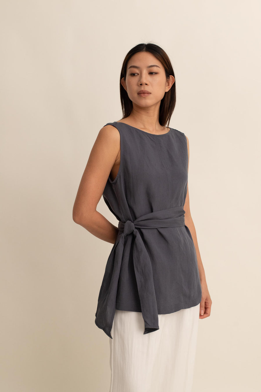 Elyra Tie-Waist Top
