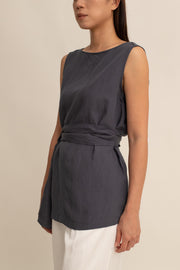 Elyra Tie-Waist Top