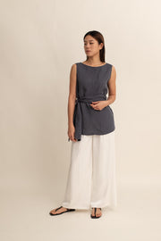 Elyra Tie-Waist Top