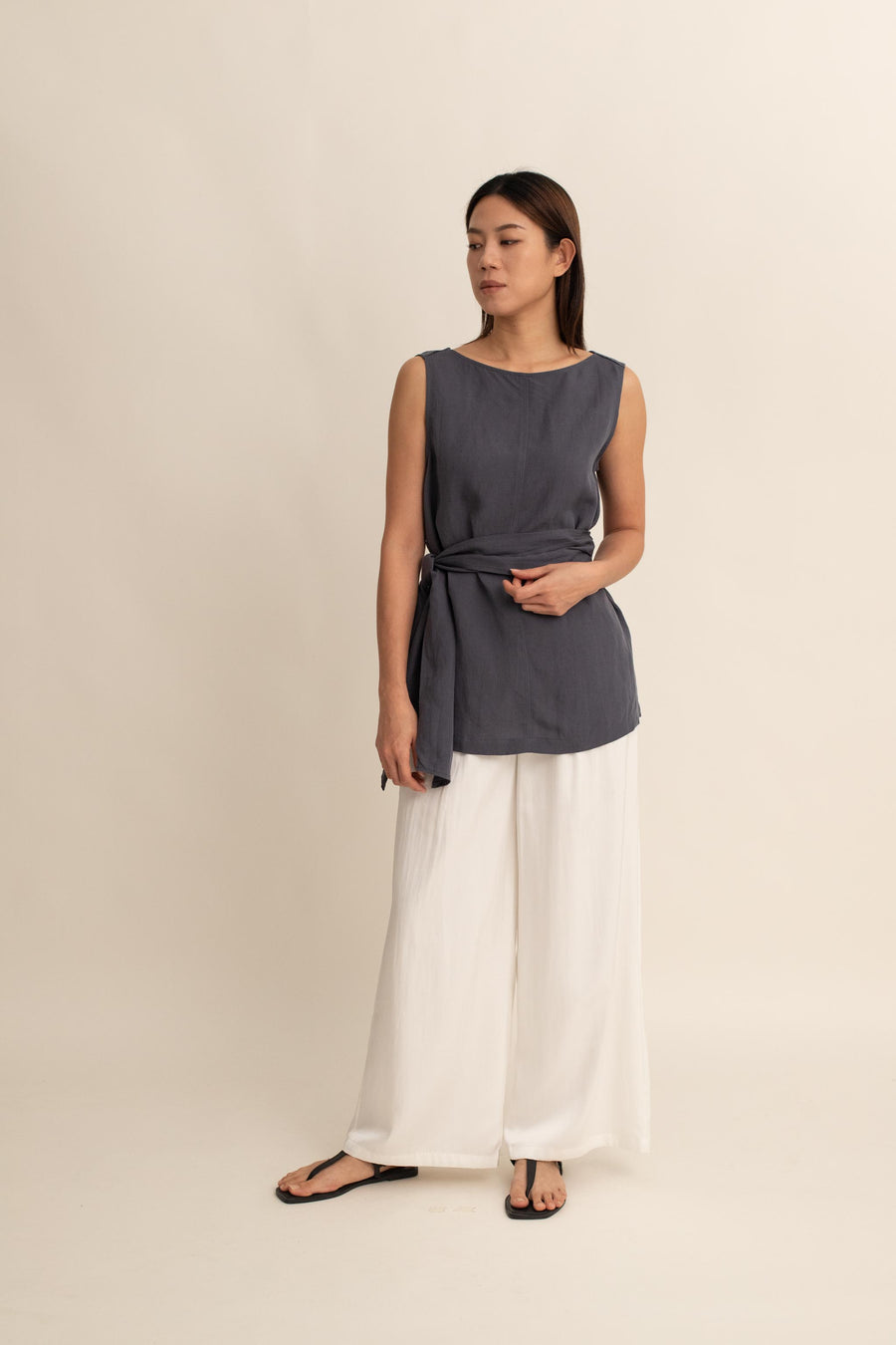 Elyra Tie-Waist Top