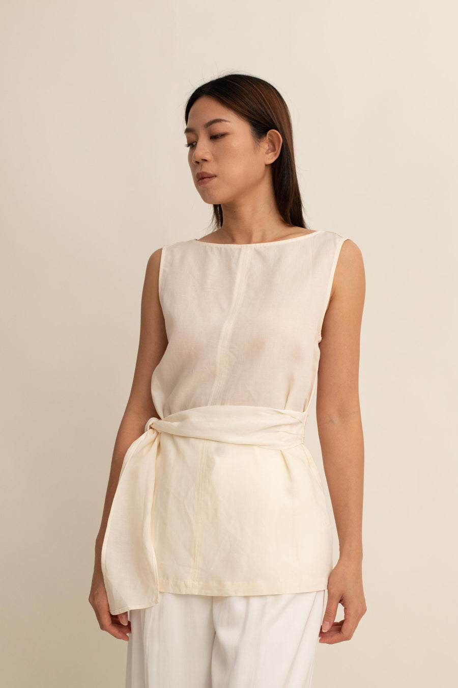 Elyra Tie-Waist Top
