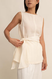 Elyra Tie-Waist Top