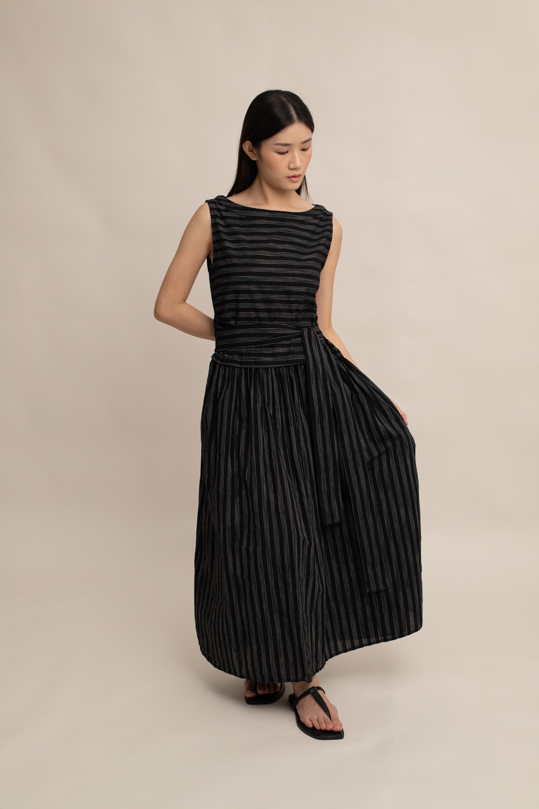Evangeline Tie-Waist Dress