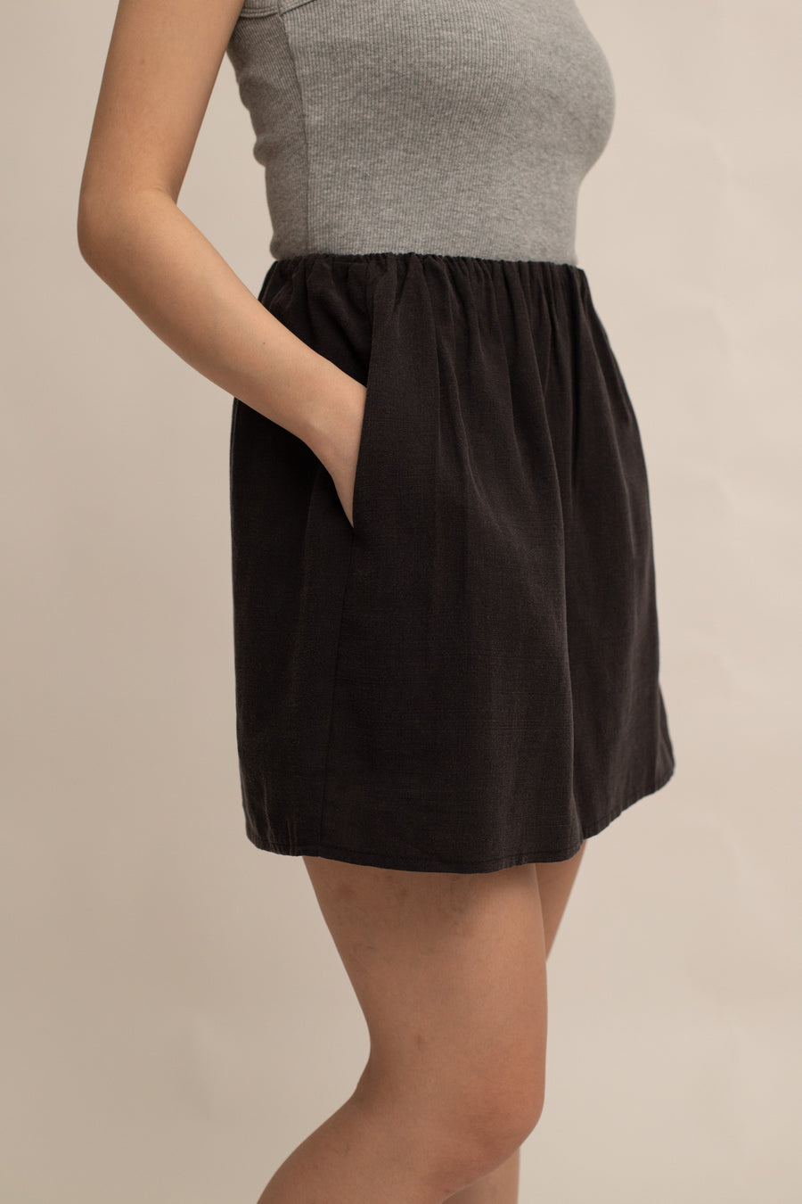 Gemma Linen Mini Skort
