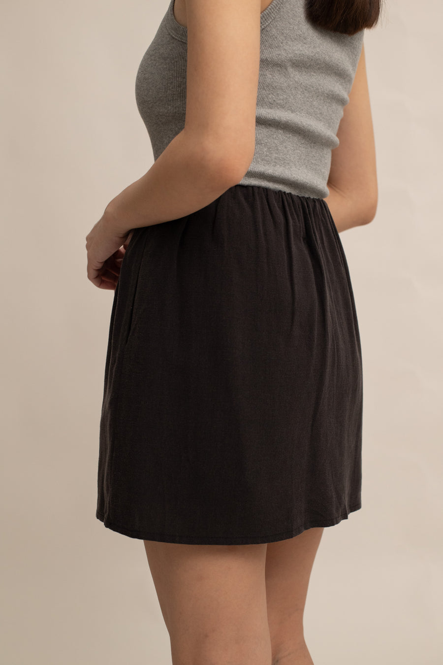 Gemma Linen Mini Skort