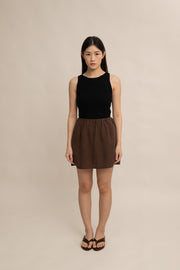 Gemma Linen Mini Skort