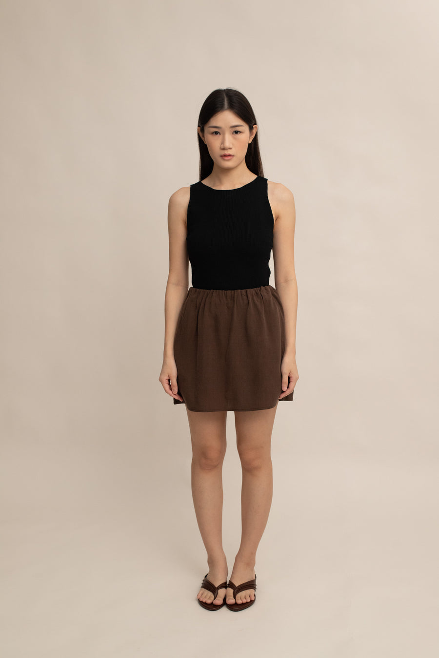 Gemma Linen Mini Skort