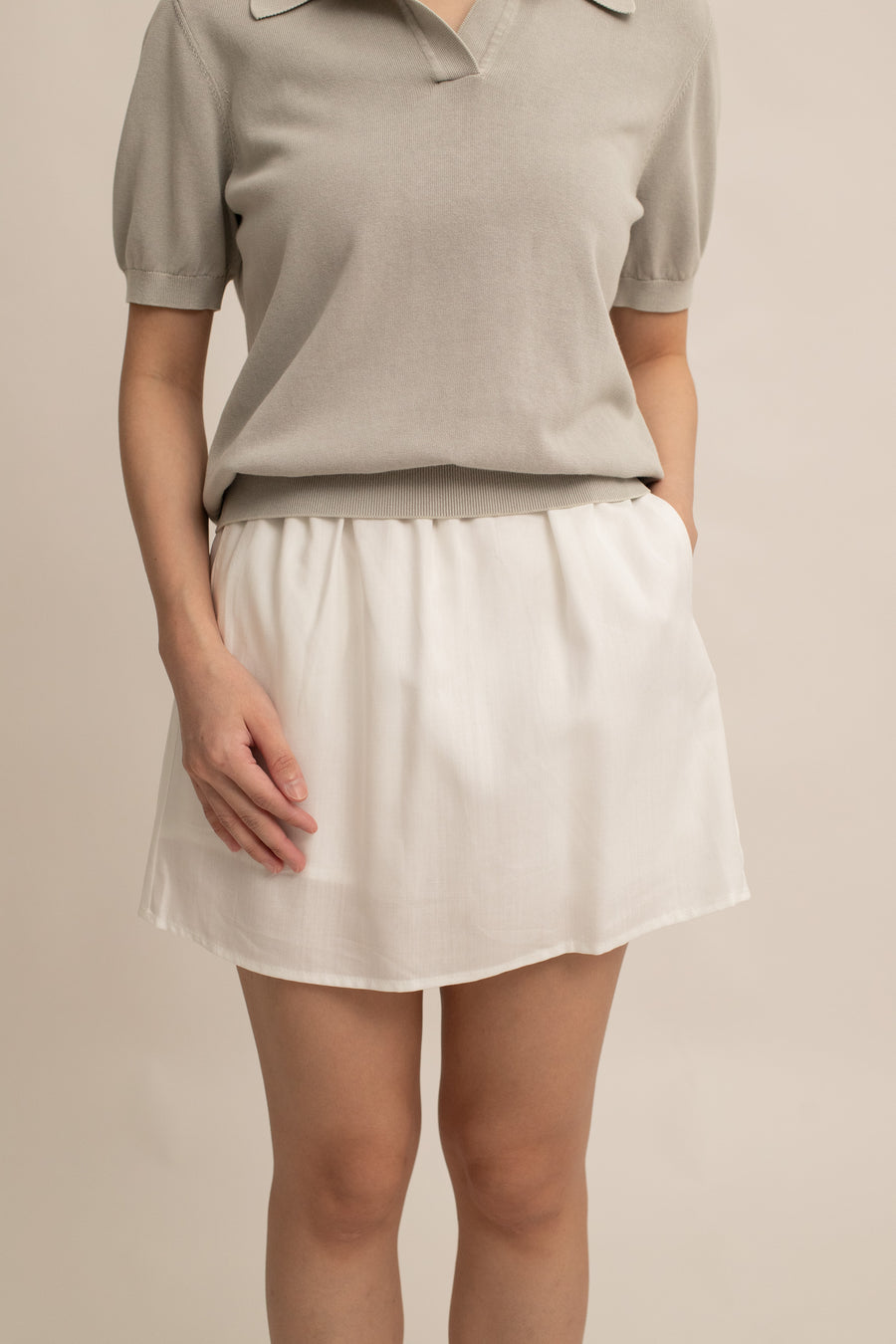 Gemma Linen Mini Skort