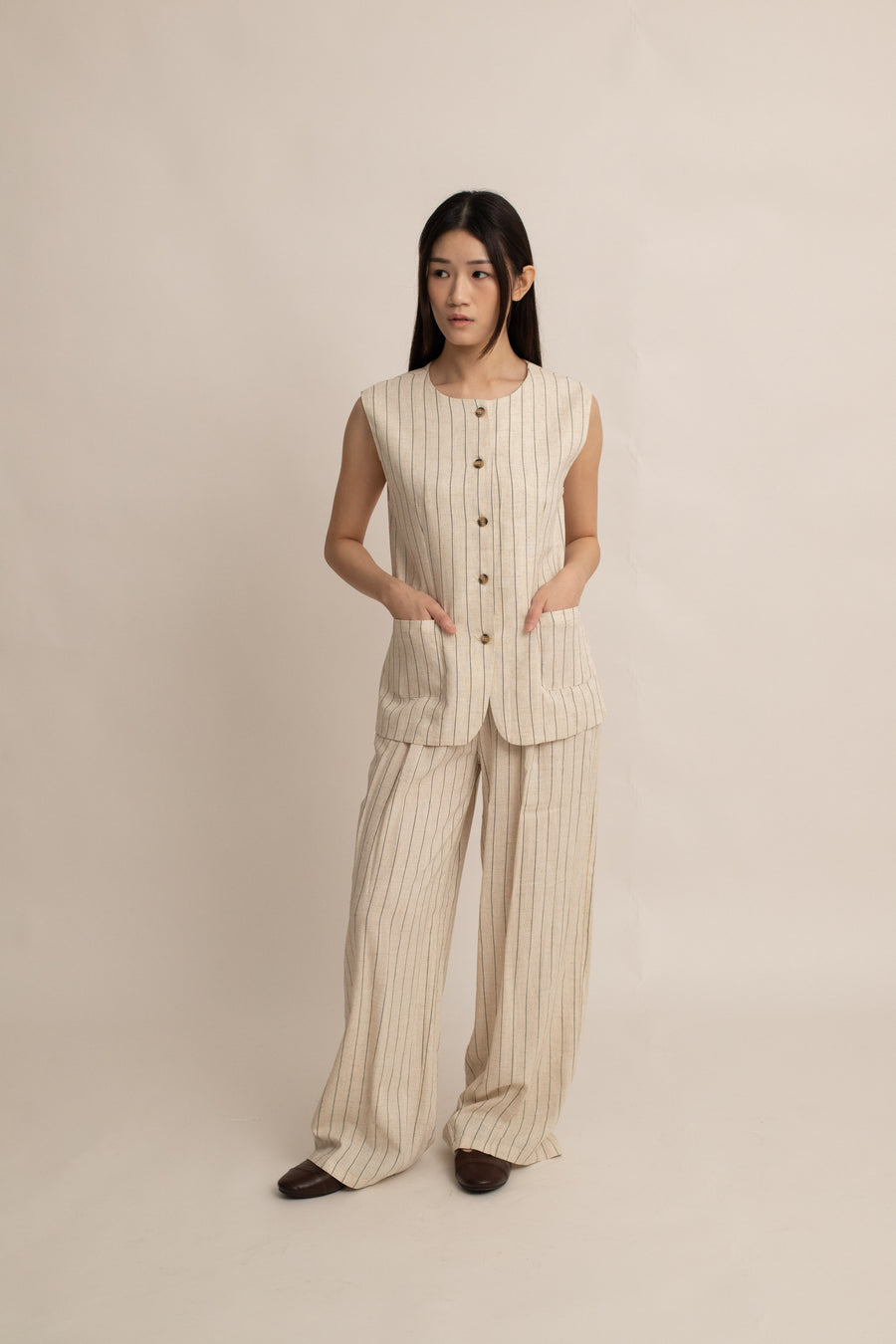 Gwen Linen Set