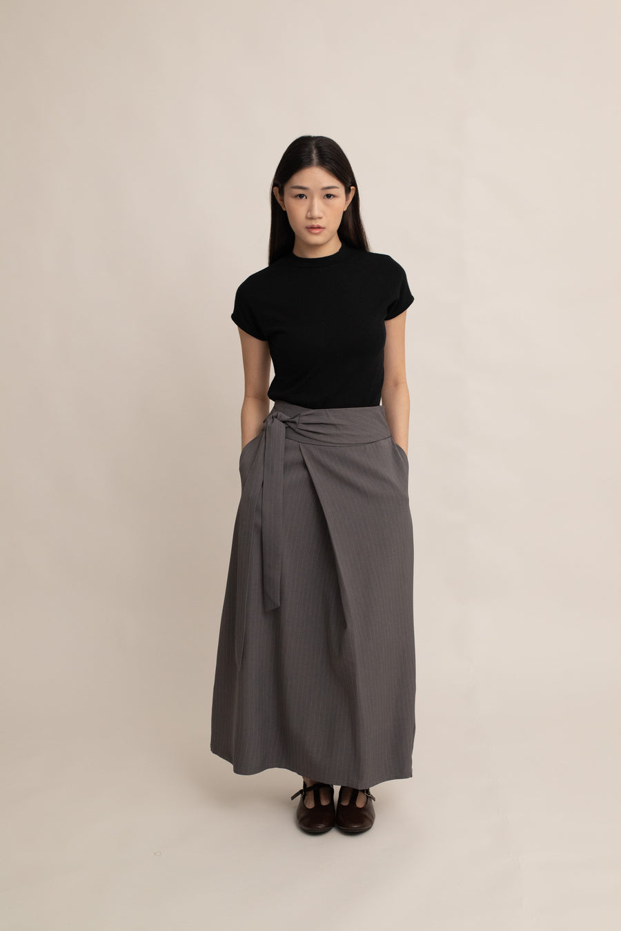 Halle Tie-Front Skirt