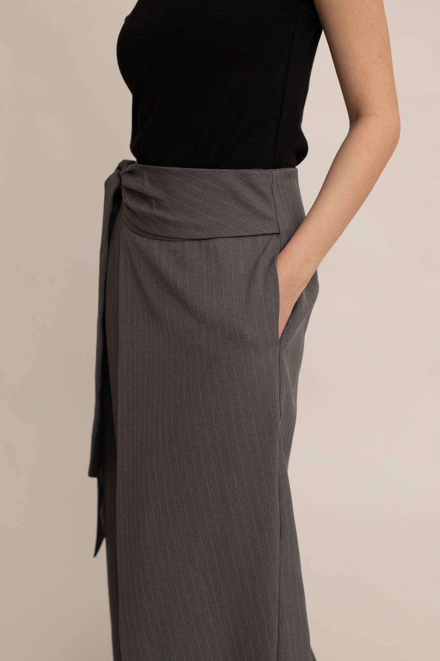 Halle Tie-Front Skirt
