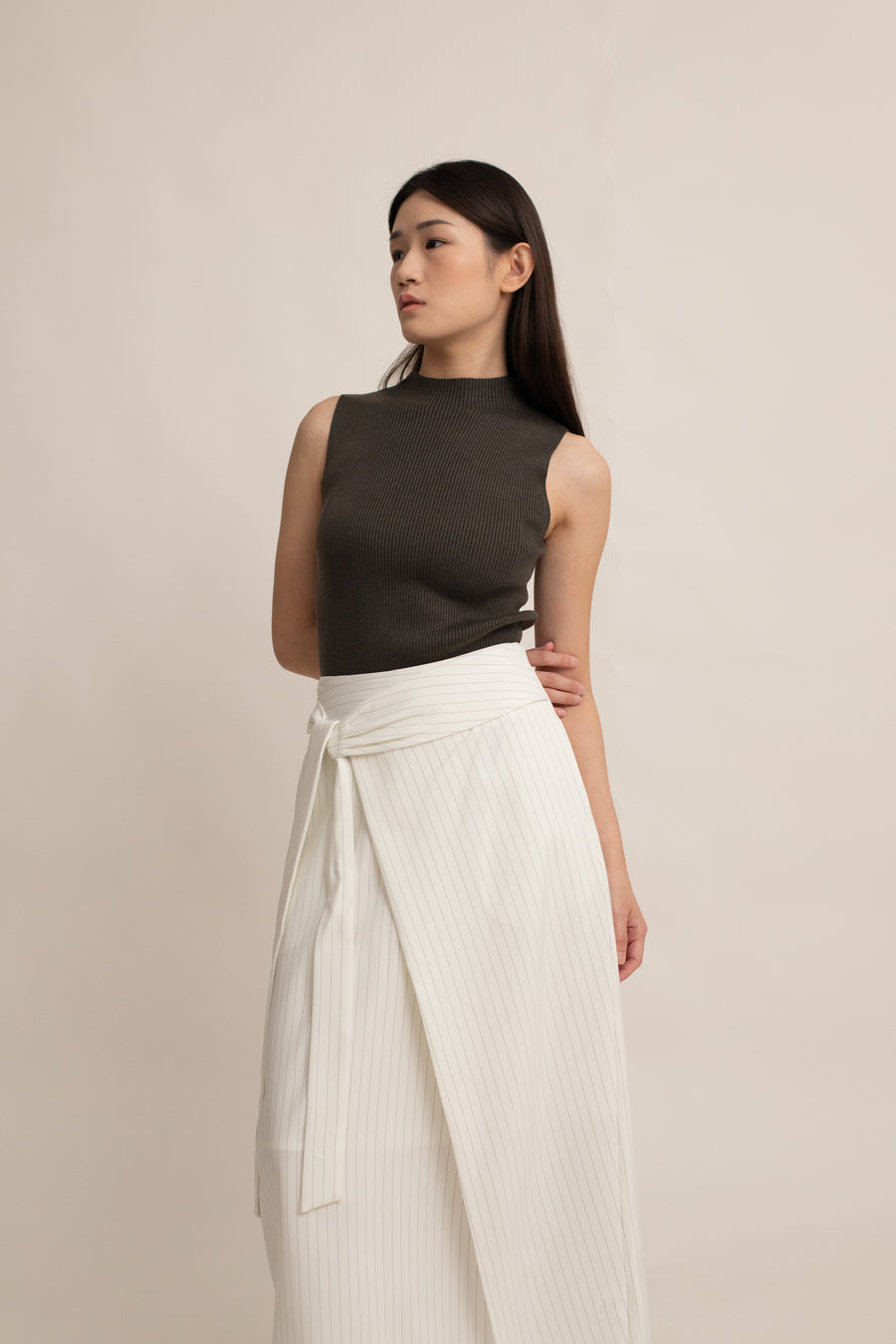 Halle Tie-Front Skirt