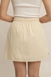 Hannah Drawstring Mini Skirt