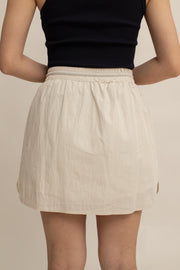 Hannah Drawstring Mini Skirt