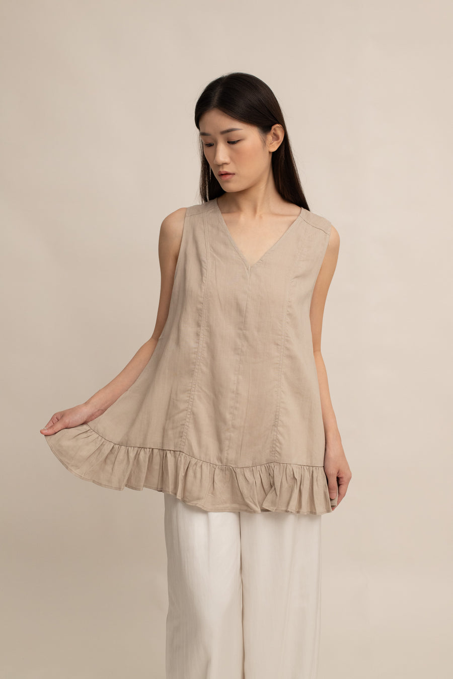 Helena Lace-Up Top