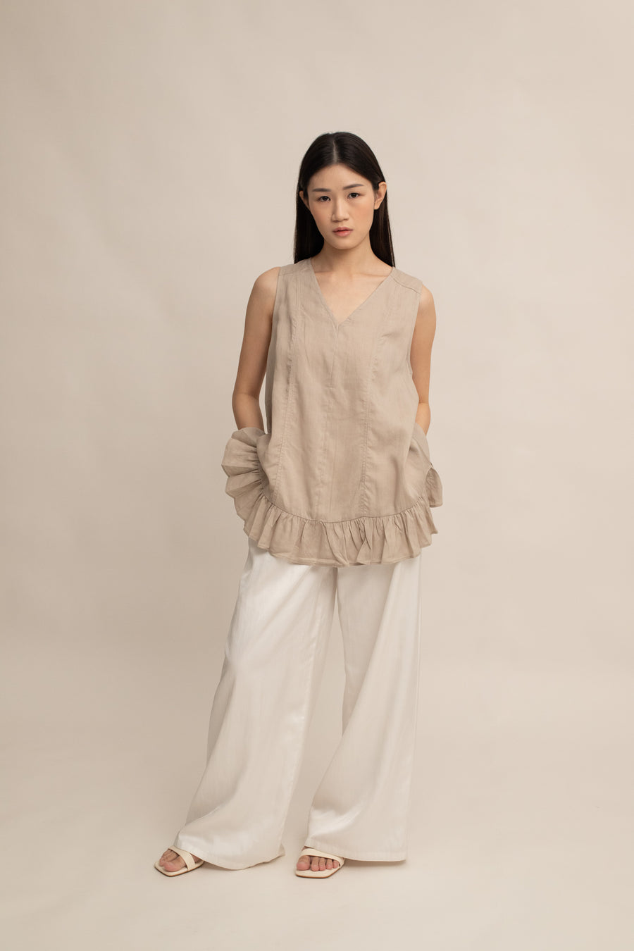 Helena Lace-Up Top